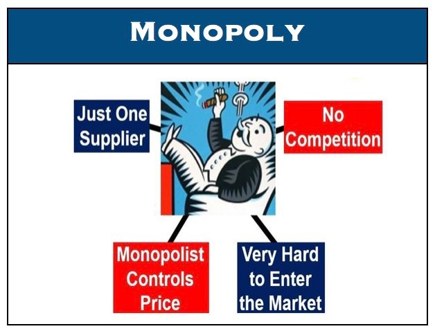 Cos'è un monopolio? Definizione ed esempi